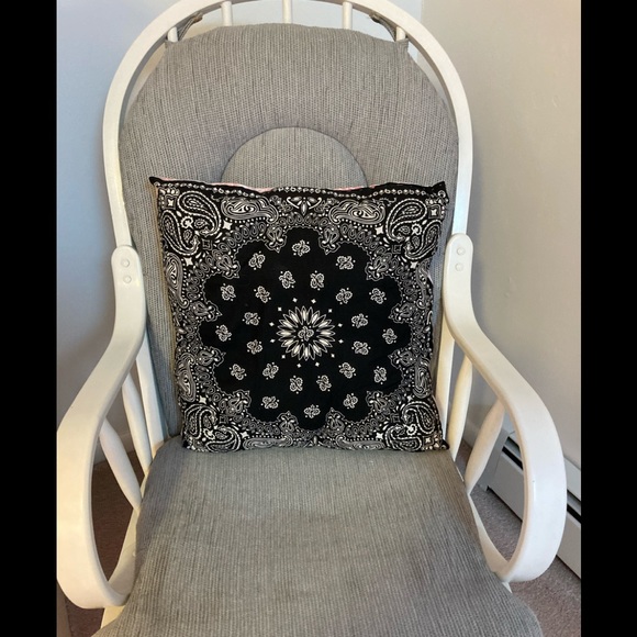 Hand Crafted Other - Purse pillow Black and pink pillow 18” - Great for decoration or as a purse